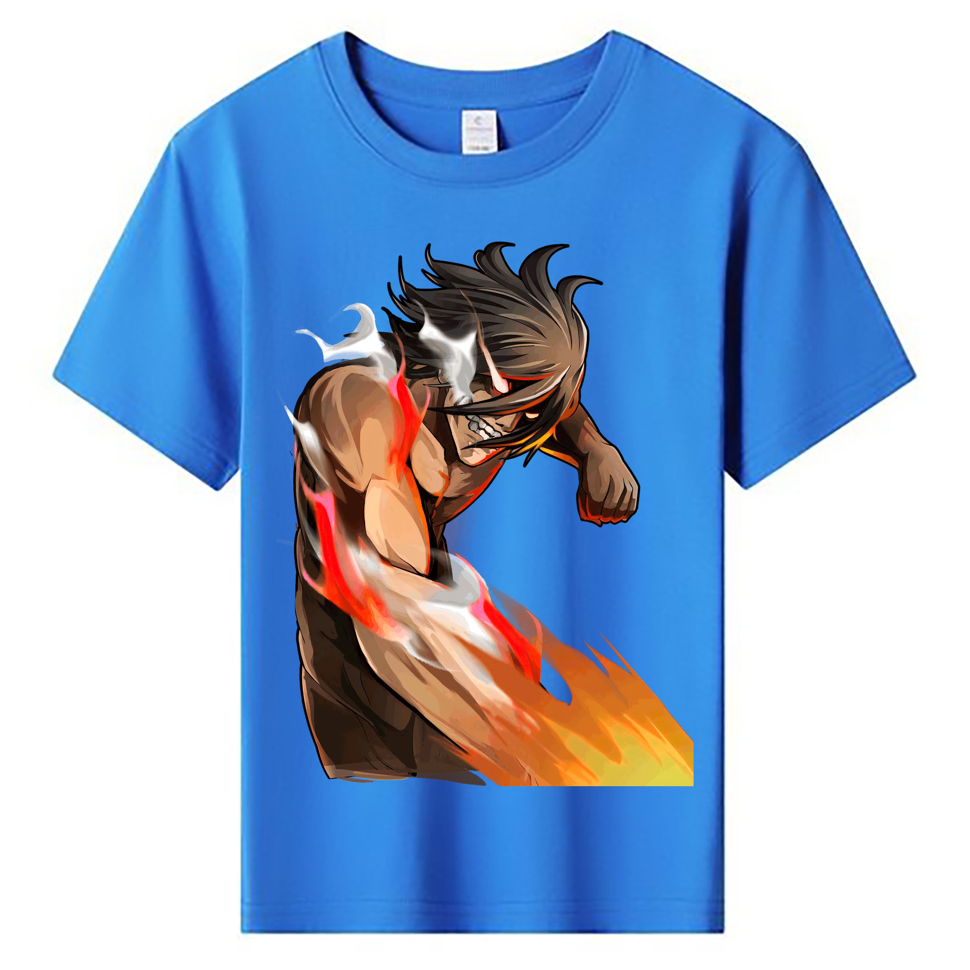 （画像用） 進撃の巨人 Attack on Titan 綿100％キッズTシャツ（フロントプリント）